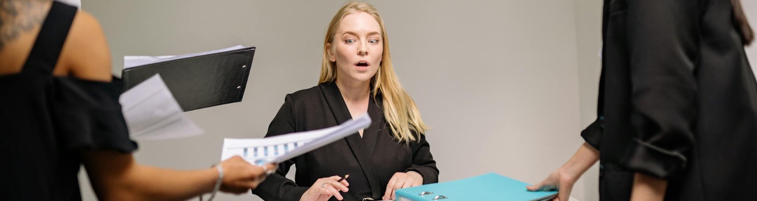 A person having issues related mental health in the workplace